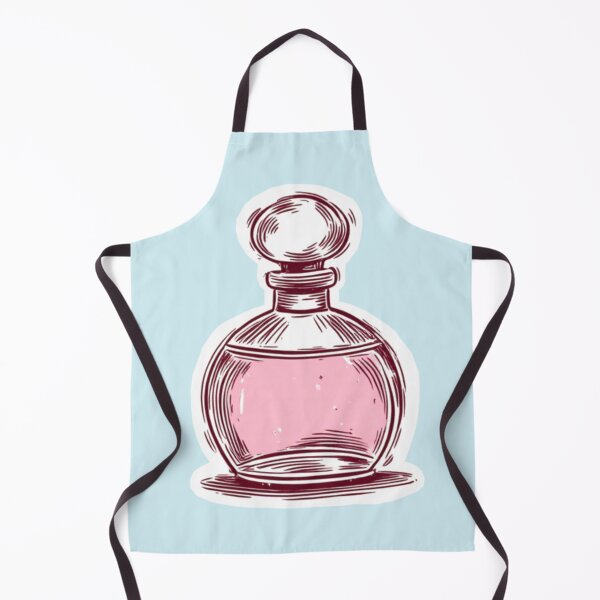 Item preview, Vintage Perfume Bottle Illustration – Whimsical Antique Fragrance Art designed and sold by TheStephanieRome.