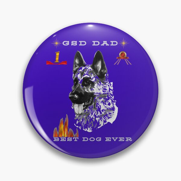 Item preview, GSD Dad Best Dog Ever – German Shepherd Dog Dad Gift, Proud GSD Owner Shirt designed and sold by InkWaveX.