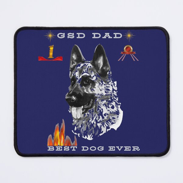 Item preview, GSD Dad Best Dog Ever – German Shepherd Dog Dad Gift, Proud GSD Owner Shirt designed and sold by InkWaveX.