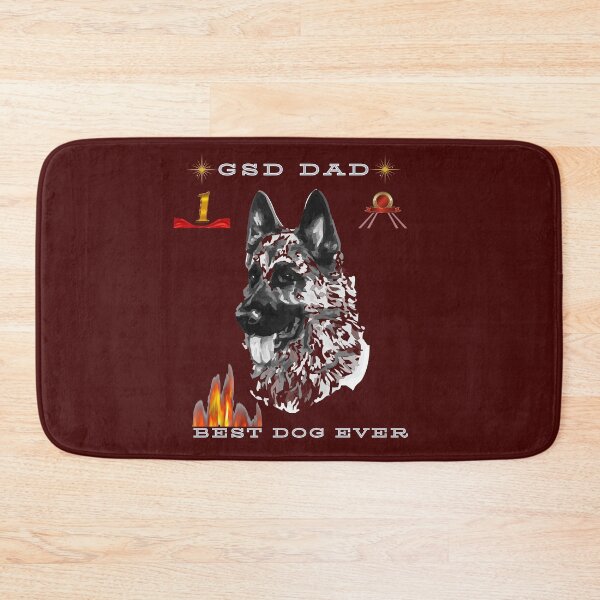 Item preview, GSD Dad Best Dog Ever – German Shepherd Dog Dad Gift, Proud GSD Owner Shirt designed and sold by InkWaveX.