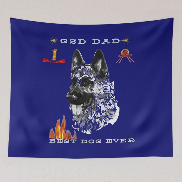 Item preview, GSD Dad Best Dog Ever – German Shepherd Dog Dad Gift, Proud GSD Owner Shirt designed and sold by InkWaveX.