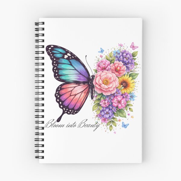 Item preview, Bloom into Beauty- Butterfly & floral Design designed and sold by Creativemery26.
