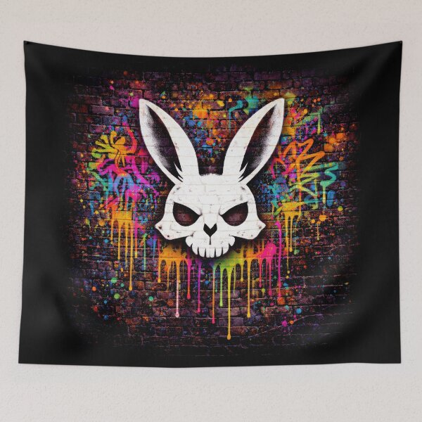 Item preview, Rebel Rabbit Skull designed and sold by cryolith7454.