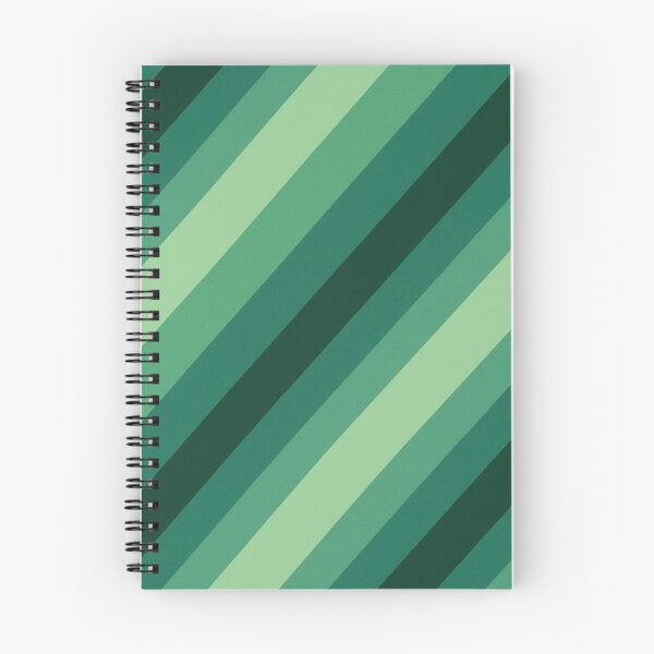 Item preview, Light Dark and Emerald Green Diagonal Stripes designed and sold by burbankdesigns.