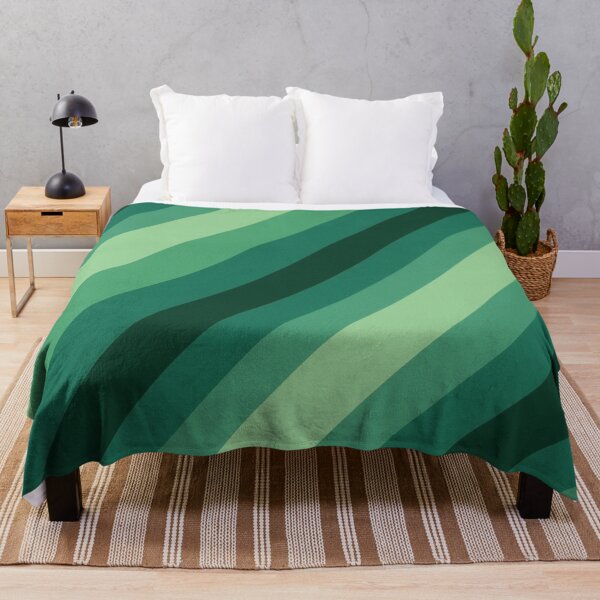 Item preview, Light Dark and Emerald Green Diagonal Stripes designed and sold by burbankdesigns.