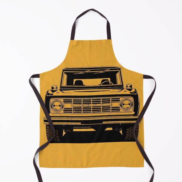 Item preview, Ford Bronco 1975 Front View Illustration Classic American 4x4 Off-Road SUV Minimalist Poster designed and sold by Motorline44.
