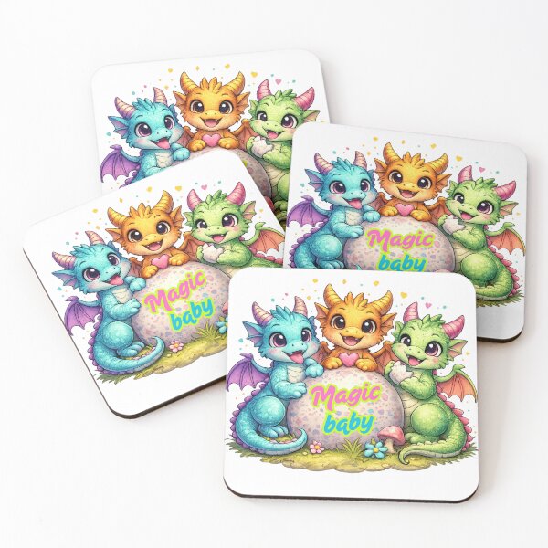 Item preview, cute baby dragon sticker-rainbow dragon designed and sold by Creativemery26.