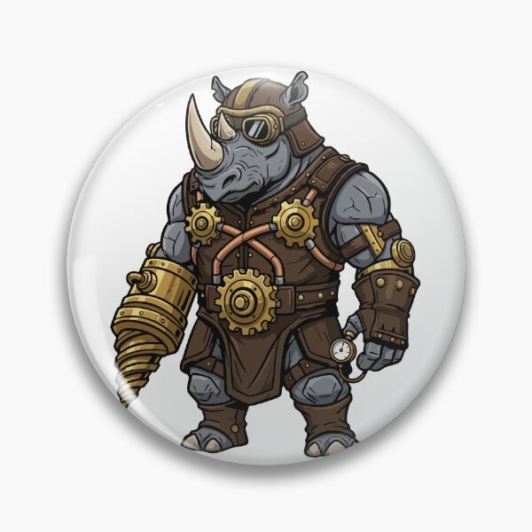 Item preview, Steampunk Rhinoceros Drill Mechanic Armor designed and sold by PixelStudioBe.