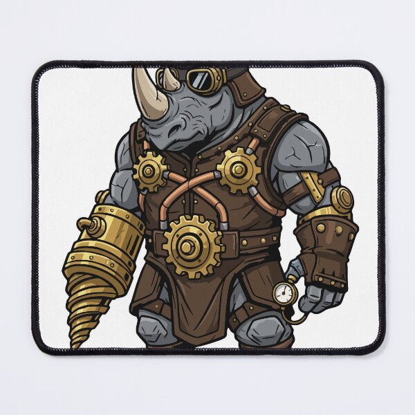 Item preview, Steampunk Rhinoceros Drill Mechanic Armor designed and sold by PixelStudioBe.