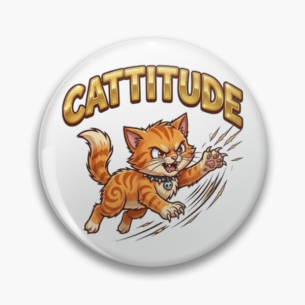 Item preview, Cattitude Cat Attitude Cat designed and sold by cjbizmedia.