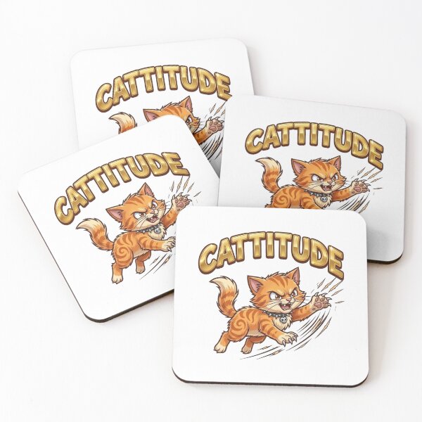 Item preview, Cattitude Cat Attitude Cat designed and sold by cjbizmedia.