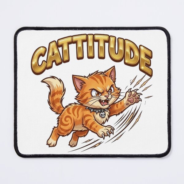 Item preview, Cattitude Cat Attitude Cat designed and sold by cjbizmedia.