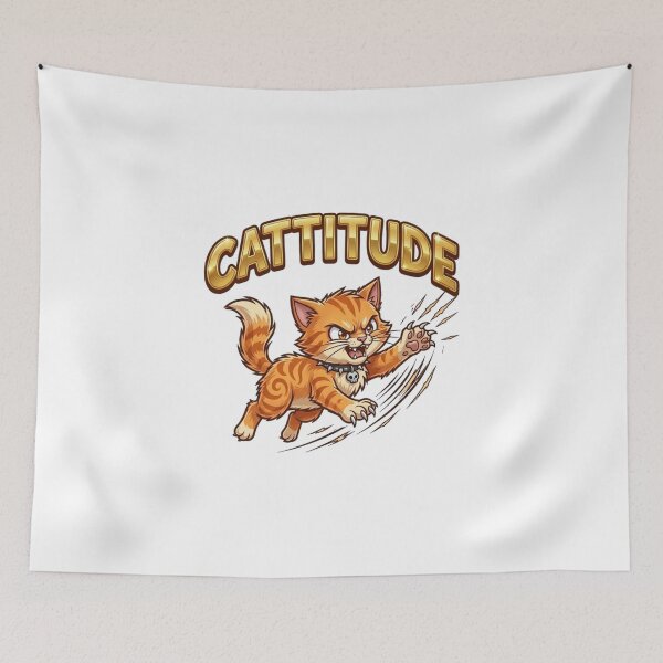 Item preview, Cattitude Cat Attitude Cat designed and sold by cjbizmedia.