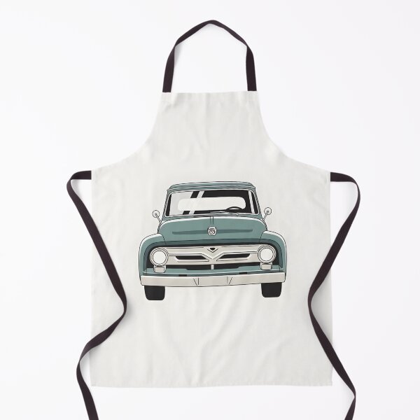 Item preview, Ford F-100 Classic Pickup Front View Illustration Vintage American Truck Minimalist Poster designed and sold by Motorline44.