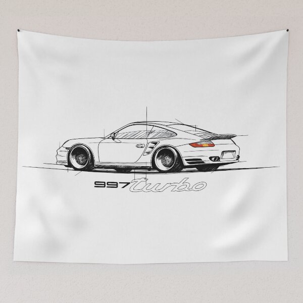 Item preview, Porsche 997 911 turbo Sketch designed and sold by blackdogshop.