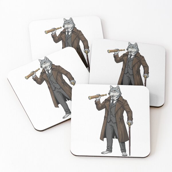 Item preview, Steampunk Wolf Captain Spyglass Aristocrat designed and sold by PixelStudioBe.