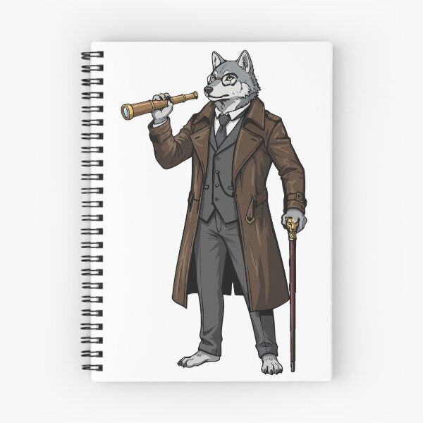 Item preview, Steampunk Wolf Captain Spyglass Aristocrat designed and sold by PixelStudioBe.