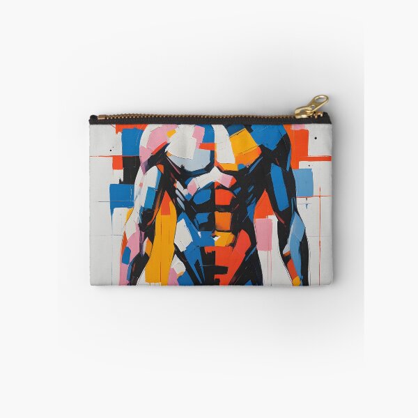 Item preview, Modern Abstract Human Figure Art – Geometric Body Painting designed and sold by ArtnarongDesign.