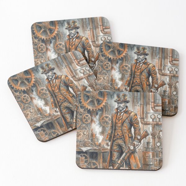 Item preview, Steampunk Man designed and sold by Christina Brunton Art.