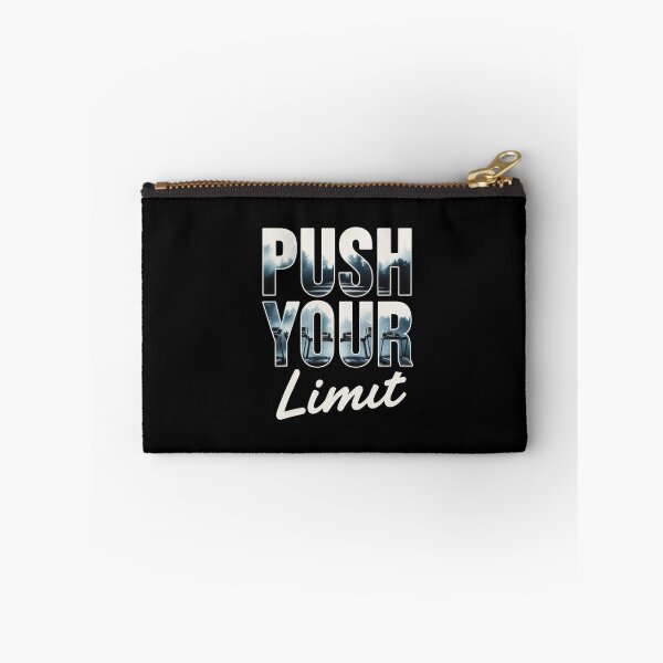 Item preview, Push Your Limit – Treadmill Gym Challenge Typography Art designed and sold by Enea Kelo.