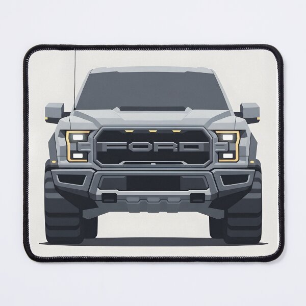 Item preview, Ford F-150 Raptor Front View Illustration Modern Off-Road Pickup Truck Minimalist Poster designed and sold by Motorline44.