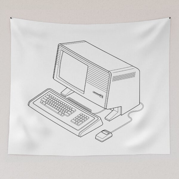 Item preview, Classic retro/vintage computer designed and sold by Zern Liew.