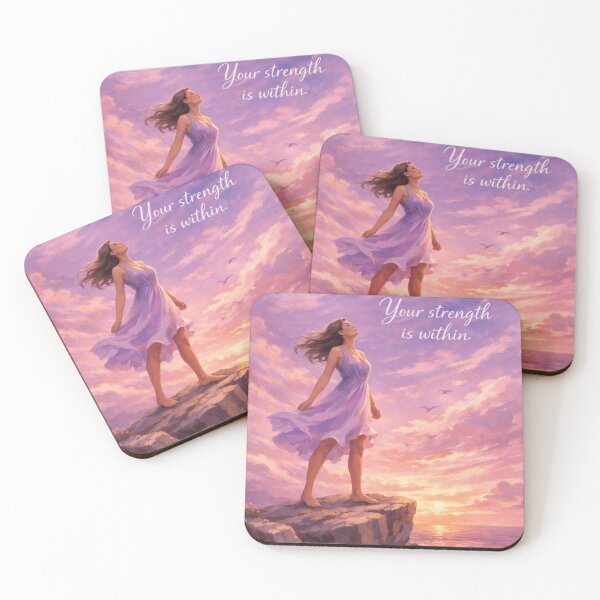 Item preview, Your Strength Lies Within (girl on a cliff, head held high) designed and sold by Caishi.