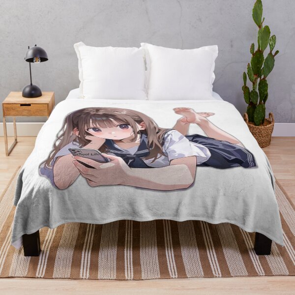 Item preview, Relaxed Anime Girl designed and sold by StilTex.