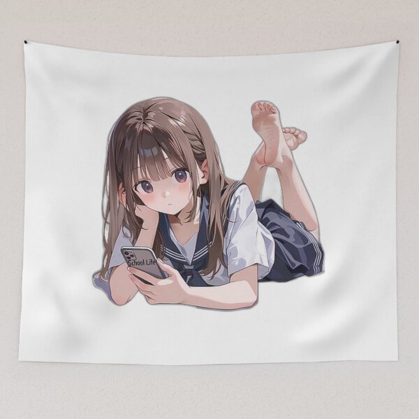 Item preview, Relaxed Anime Girl designed and sold by StilTex.
