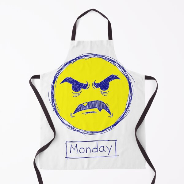 Item preview, Angry Monday Face Doodle designed and sold by crazygoose30.