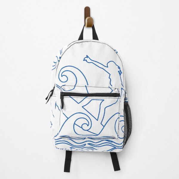 Item preview, Minimalist Surfer Line Art – Ocean Wave Surfing Design | Beach Lifestyle Graphic designed and sold by Dimu Co..
