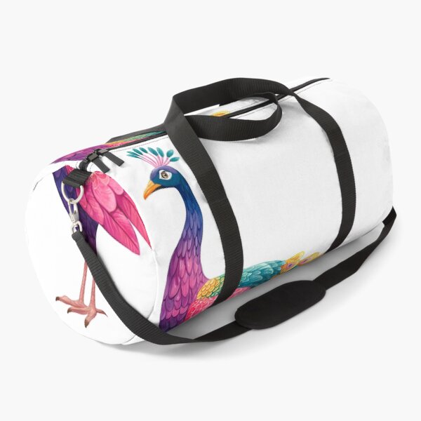 Item preview, Vibrant Peacock Folk Art - Colorful Fantasy Bird Print designed and sold by DesignArtist.ia.