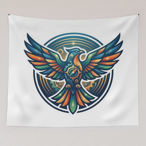 Item preview, Celestial Phoenix Compass designed and sold by Robo-toons.