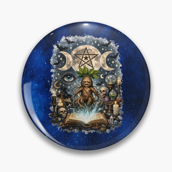 Item preview, Magical Mandrake • Enchanted Witchcraft Familiar designed and sold by MysticOzzy.