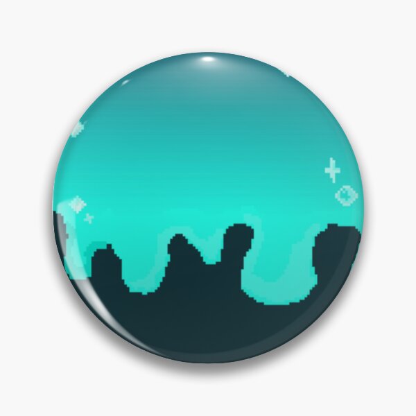 Item preview, Turquoise background print. Pixel fan art. designed and sold by YaroshMaria.