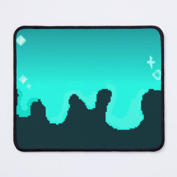 Item preview, Turquoise background print. Pixel fan art. designed and sold by YaroshMaria.