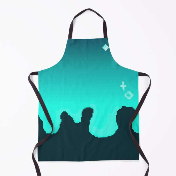 Item preview, Turquoise background print. Pixel fan art. designed and sold by YaroshMaria.