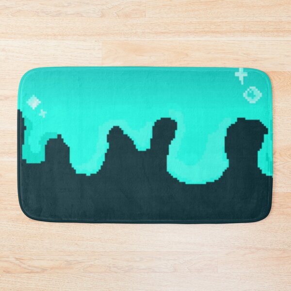 Item preview, Turquoise background print. Pixel fan art. designed and sold by YaroshMaria.