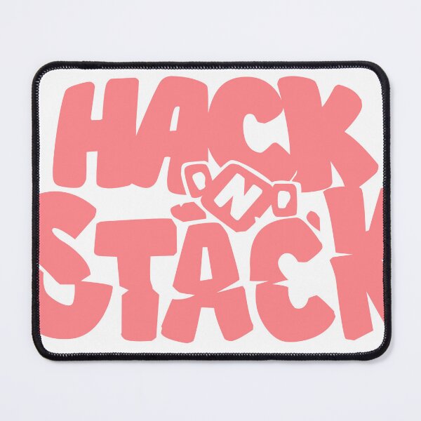 Artikelvorschau, Hack 'n' Stack – Rosa Logo entworfen und verkauft von Triple Boris.