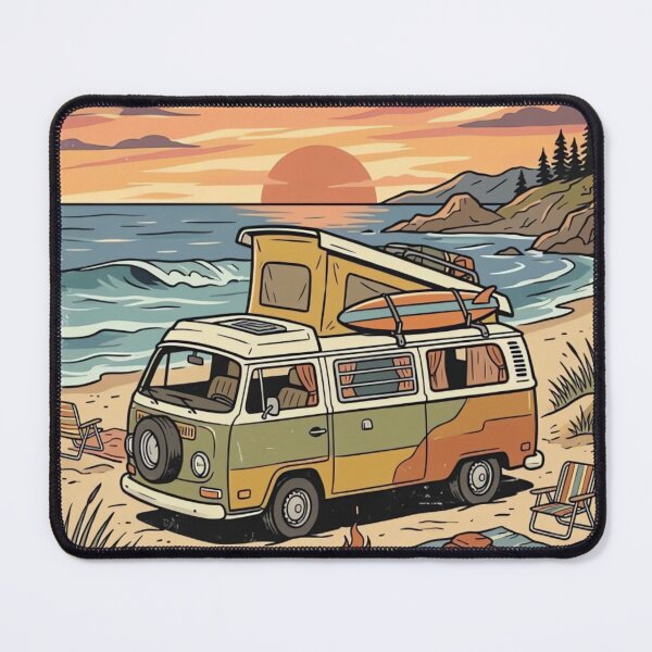 Item preview, Vintage Camper Van Beach Camp designed and sold by urbinet.
