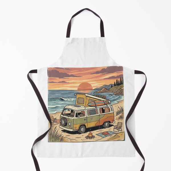 Item preview, Vintage Camper Van Beach Camp designed and sold by urbinet.