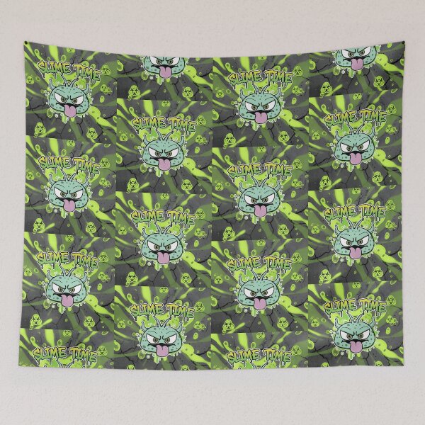 Item preview, Slime Time Green Alien Creature Edgy Cartoon designed and sold by Taridesign.