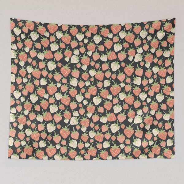 Item preview, Strawberry Fields Berry Red Scatter designed and sold by Patternandflow.