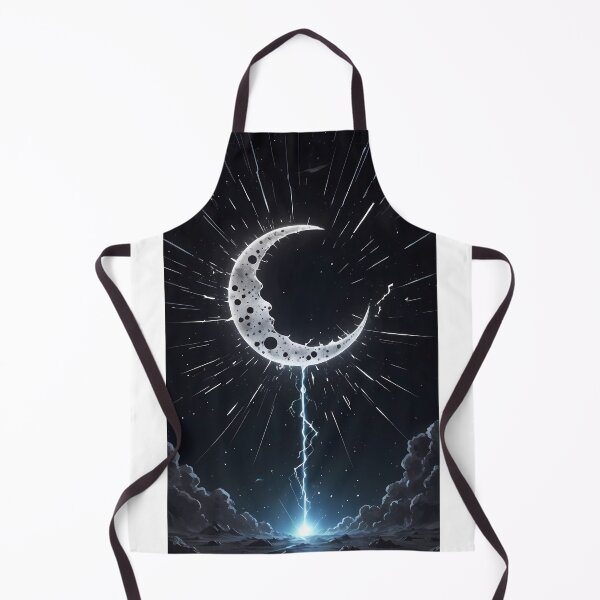 Item preview, Cosmic Lightning Crescent Moon Phone Case designed and sold by Bronze-Starr.