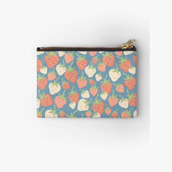 Item preview, Strawberry Fields Retro Berry Red Scatter designed and sold by Patternandflow.