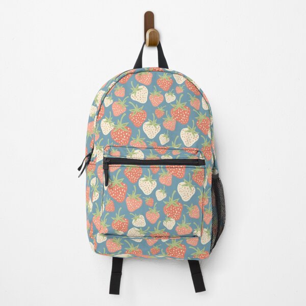 Item preview, Strawberry Fields Retro Berry Red Scatter designed and sold by Patternandflow.