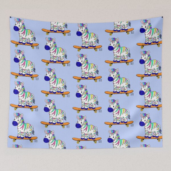 Item preview, Boarding Zebra designed and sold by Angela’s Doodles.