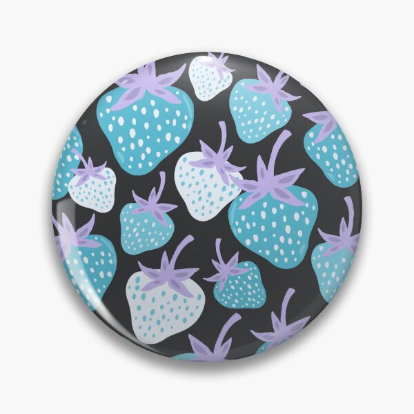 Item preview, Strawberry Fields Berry Blue Scatter designed and sold by Patternandflow.