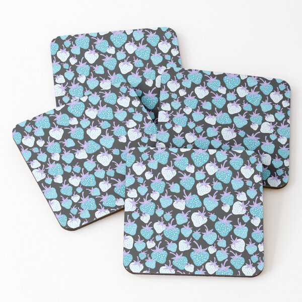 Item preview, Strawberry Fields Berry Blue Scatter designed and sold by Patternandflow.