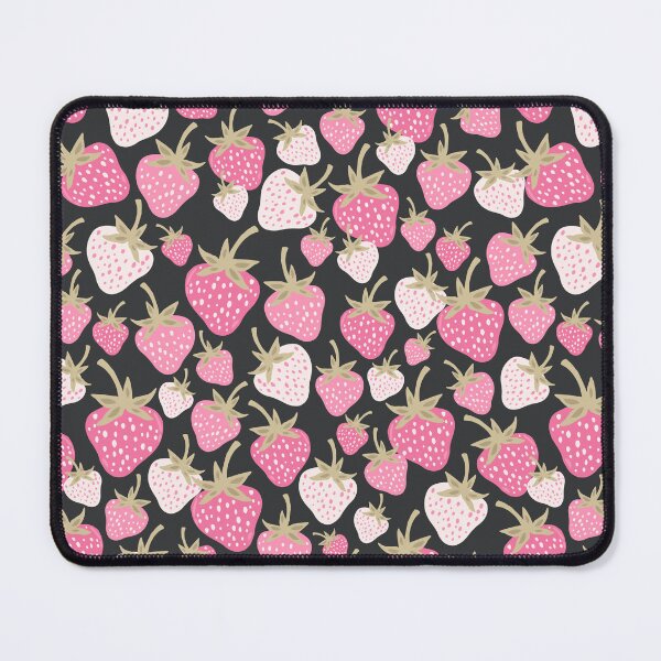 Item preview, Strawberry Fields Pink Berry Scatter designed and sold by Patternandflow.